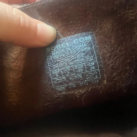 Sorel Brown Lug Sole Snow Boots, size 8 - Picture 6 of 6